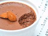 Mousse au chocolat au lait d’amande