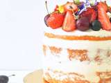 Naked cake chocolat-fraises