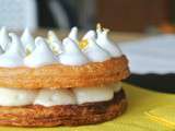 Tarte au citron revisitée en mille-feuille