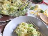 { En attendant Noël } Gratin de macaroni, brocoli et chou-fleur (vegan)