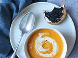 Soupe express de carotte, patate douce et lentilles corail au lait de coco - Bataille Food 52