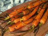 Carottes fondantes au four