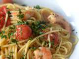 Spaghettis aux scampis