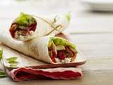 Mini wrap chevre jambon