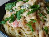 Spaghettis aux crevettes