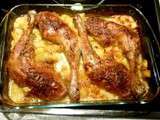 Gratin de cuisses de poulet