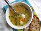 Bouillon de légumes aux ravioles