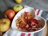 Chips d'épluchures de pommes au beurre salé