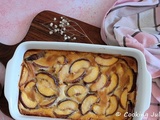 Clafoutis crémeux aux pêches