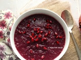 Compote pomme-fruits rouges