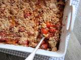 Crumble de tomates cerises, ail et parmesan