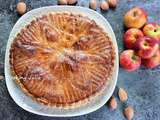 Galette des rois crème d'amande et pommes confites