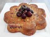 Gâteau aux cerises, amandes et ricotta