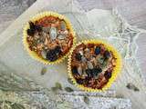 Muffins banane, avoine et graines