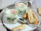 Œufs cocotte aux petits pois et lardons (multi délices)