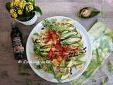 Orecchiette aux tomates cerises, avocat et roquette