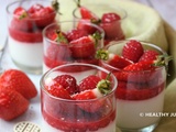 Panna cotta coco et fruits rouges