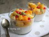 Panna cotta vegan aux fruits exotiques