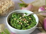 Pesto de fanes de navets