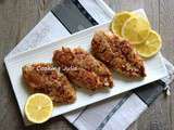 Poulet en croûte légère de parmesan et pignons