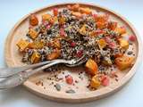 Salade de quinoa, butternut et grenade