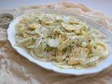 Salade légère au fenouil, pomme, endive et radis noir