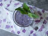 Smoothie myrtille-vanille