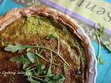 Tarte aux légumes et pesto d’épinards