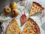 Tarte aux pommes, citron et ricotta