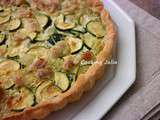 Tarte aux ravioles et courgettes