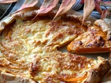 Tarte rustique à la courge sucrine et au chèvre