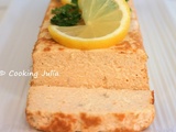 Terrine de saumon au citron