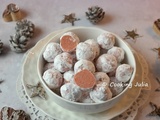 Truffes roses aux biscuits de reims