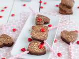 Coeurs de Brownie au pralin