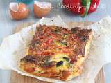 Flan de brocolis tomates et poivrons