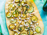 Focaccia aux courgettes et feta