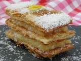 ♥ Mille Feuille caramélisé au Citron et à la Noix de Coco