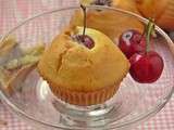 ♥ Muffins Cerises & Noisettes