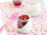 Panna Cotta vanillée Fraises et Framboises