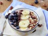 Smoothie Bowl Raisins, Bananes et Noisettes