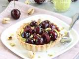 Tarte aux Cerises et Pistache