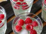 Cocktail Limoncello, Prosecco et framboises