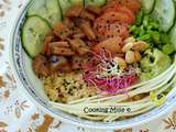 Poke Bowl au thon, pamplemousse et boulgour