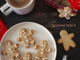 Shortbreads à la cannelle façon bonhomme en pain d'épices