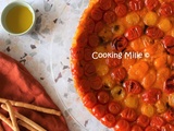 Tarte tatin aux tomates cerises