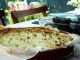 Tarte courgettes et boursin