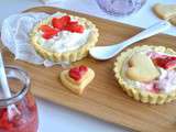 Tartelettes chocolat blanc et fraises