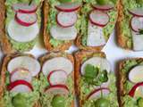 Tartines aux légumes printaniers pour l’apéro