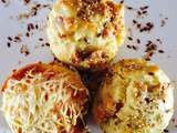 Muffins camembert, lardons et sésame