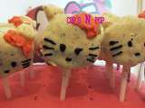 Cake pops Hello Kitty